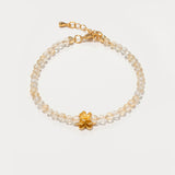 Bright Abundance – Citrine & Lotus Bracelet