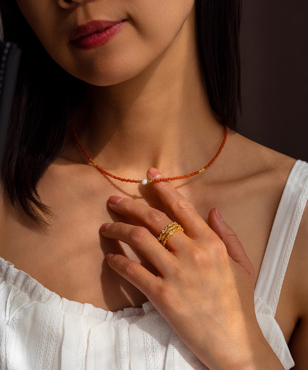 Red Agate – Peaceful Protection Necklace