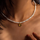 Sacred Grace – Mother-of-Pearl & Conch Shell Necklace